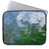 Abstraktes Gemälde auf Beton. 2d Abbildung. Va Laptopschutzhülle (Vorderseite)