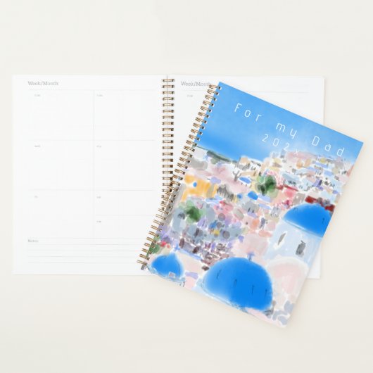 Abstraktes Gemälde auf der griechischen Insel Sant Planer (Anzeige)