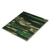 Abstraktes Gemälde aus grünem Marmor Fliese (Seite)