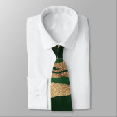 Abstraktes Gemälde aus grünem Marmor Krawatte (Gebunden)