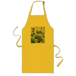 Abstraktes Gemälde aus Hummingvogelgarten Lange Schürze