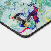 Abstraktes Gemälde aus Hummingvogelgarten Schreibtischunterlage (Ecke)