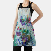 Abstraktes Gemälde aus Hummingvogelgarten Schürze (InSitu)