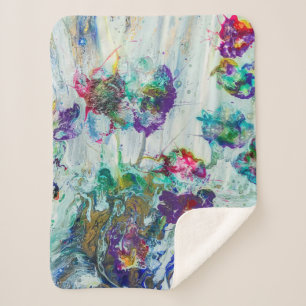 Abstraktes Gemälde aus Hummingvogelgarten Sherpadecke