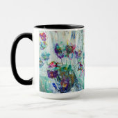 Abstraktes Gemälde aus Hummingvogelgarten Tasse (Links)