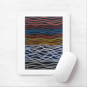 Abstraktes Gemälde der Strandpromenade von Alfred  Mousepad