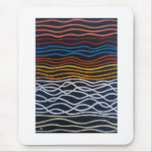 Abstraktes Gemälde der Strandpromenade von Alfred  Mousepad (Vorne)
