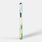Abstraktes Gemälde | Dynamische Farben iPhone Hülle (Rechte Seite)