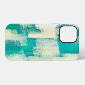 Abstraktes Gemälde | Dynamische Farben iPhone Hülle (Rückseite (Horizontal))