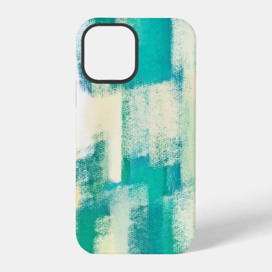 Abstraktes Gemälde | Dynamische Farben iPhone Hülle (Rückseite)