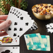 Abstraktes Gemälde | Dynamische Farben Spielkarten (In Situ)