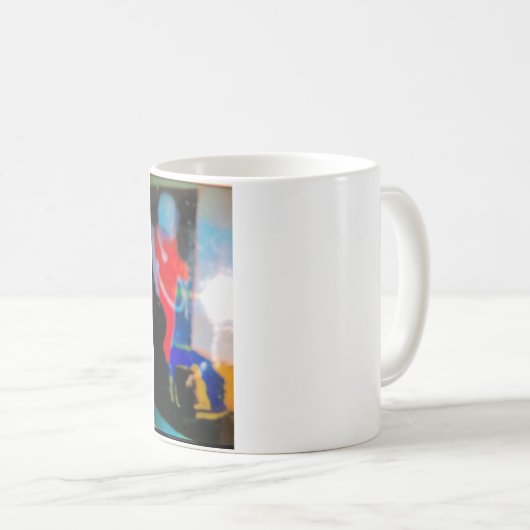 Abstraktes Gemälde Hankamer Artjunkhaus Kaffeetasse (VorderseiteRechts)