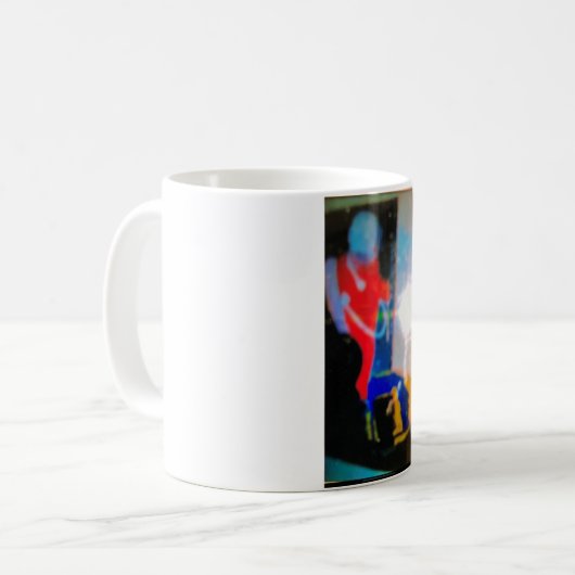 Abstraktes Gemälde Hankamer Artjunkhaus Kaffeetasse (Vorderseite Links)