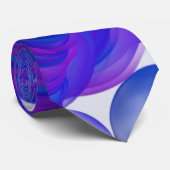 Abstraktes Gemälde in bunten Blasen Krawatte (Gerollt)