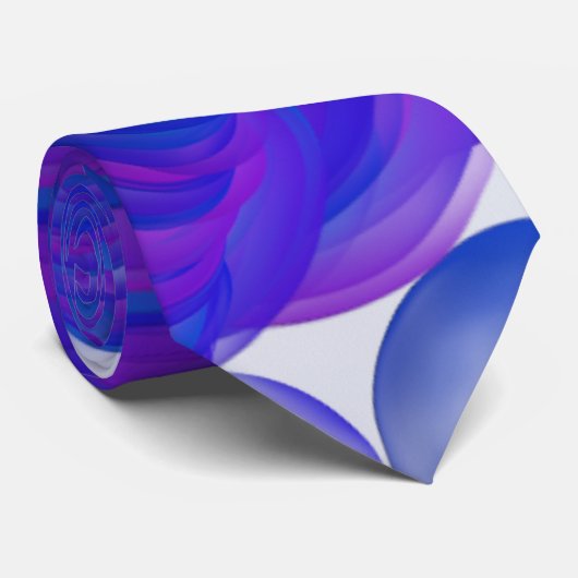 Abstraktes Gemälde in bunten Blasen Krawatte (Gerollt)