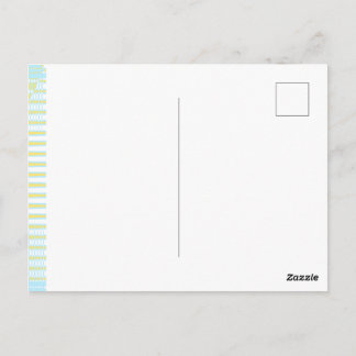 Abstraktes Gemälde Regenbogenfarben Postkarte