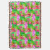 Abstraktes gemaltes Gelb des Sonnenlichts, rosa Decke (Vorderseite Vertikal)