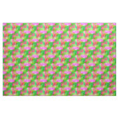 Abstraktes gemaltes Gelb des Sonnenlichts, rosa Stoff (Fat Quarter (45,7 x 55,9 cm))