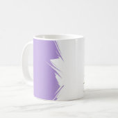 Abstraktes Genderqueer-Stolperflagge Kaffeetasse (Vorderseite Links)