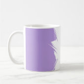 Abstraktes Genderqueer-Stolperflagge Kaffeetasse (Links)