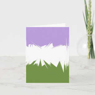 Abstraktes Genderqueer-Stolperflagge Karte