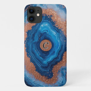Abstraktes Geoddesign mit Rose Gold Akzenten Case-Mate iPhone Hülle