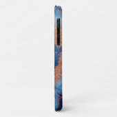 Abstraktes Geoddesign mit Rose Gold Akzenten Case-Mate iPhone Hülle (Hinten/Links)
