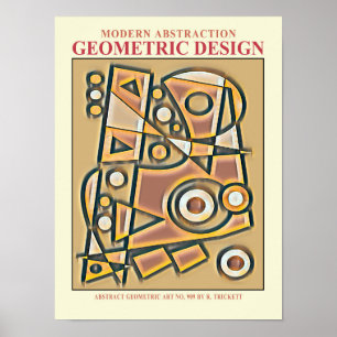 Abstraktes Geometric EP Nr. 6 Poster