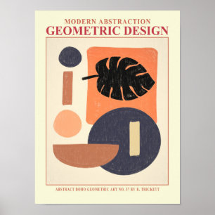 Abstraktes Geometric EP Nr. 7 Poster
