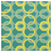 Abstraktes geometrisch-gelbes Muster Stoff (Muster)