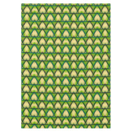 Abstraktes geometrisch grünes Texturblatt Tischdecke