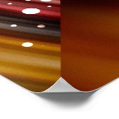 Abstraktes geometrisch mehrfarbiges Mosaik Poster (Ecke)