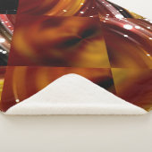 Abstraktes geometrisch mehrfarbiges Mosaik Sherpadecke (3/4)