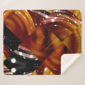 Abstraktes geometrisch mehrfarbiges Mosaik Sherpadecke (Vorderseite (Horizontal))