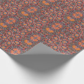 abstraktes geometrisch rosa Farbglas Geschenkpapier (Ecke)