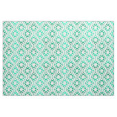 Abstraktes geometrisches aquamarines Muster Stoff (Fat Quarter (45,7 x 55,9 cm))