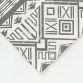 Abstraktes geometrisches aztekisches Muster 2 Fleecedecke (Ecke)