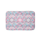 Abstraktes geometrisches aztekisches Muster 3 Badematte (Vorderseite)