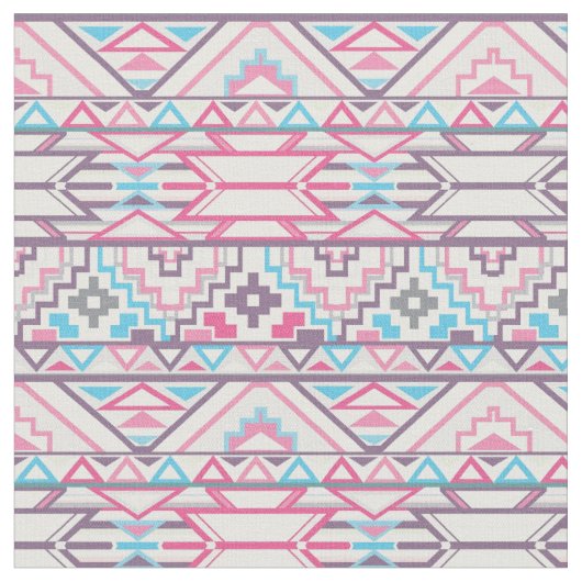 Abstraktes geometrisches aztekisches Muster 3 Stoff (Nahaufnahme)