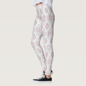 Abstraktes geometrisches aztekisches Muster Leggings (Links)
