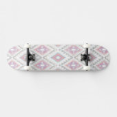 Abstraktes geometrisches aztekisches Muster Skateboard (Horizontal)