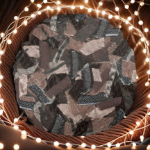 Abstraktes geometrisches Band in Erdtönen struktur