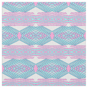 Abstraktes geometrisches boho Muster Stoff