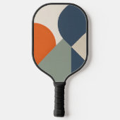 Abstraktes geometrisches Boho-Pickleball-Schläger Pickleball Schläger (Rückseite)
