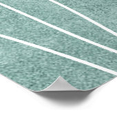 Abstraktes geometrisches Botanisches Wall-Art-Post Poster (Ecke)