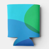 Abstraktes geometrisches Brautparty Dosenkühler (Rückseite)