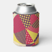 Abstraktes geometrisches Design Dosenkühler (Kanne Rückseite)
