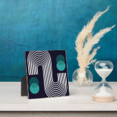 Abstraktes geometrisches Design Fotoplatte (InSitu)
