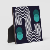 Abstraktes geometrisches Design Fotoplatte (Vorderseite)