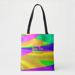 Abstraktes geometrisches Design für MultiColor-Joy Tasche